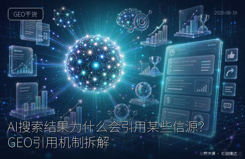 AI搜索结果为什么会引用某些信源？GEO引用机制拆解