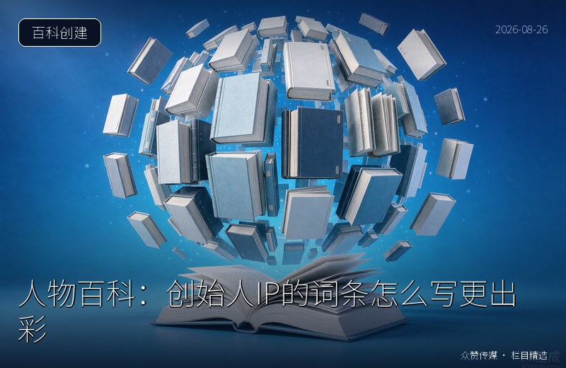 人物百科：创始人IP的词条怎么写更出彩